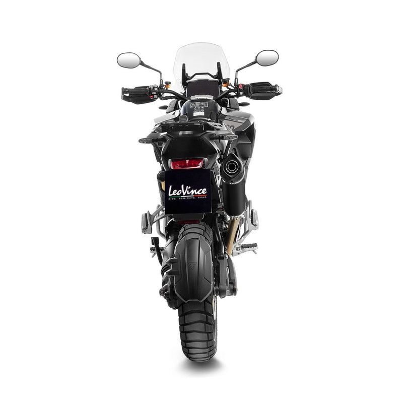 LEOVINCE Nero Slip-On Muffler - Stainless Steel - Black - 14085