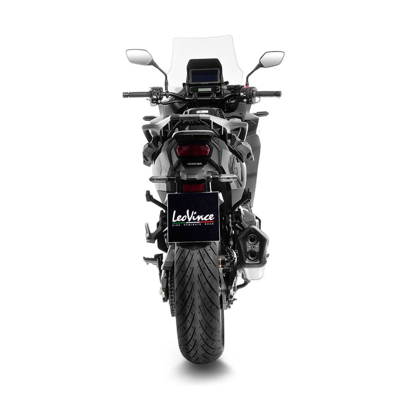 LEOVINCE LV-12 Stainless Steel Slip-On Muffler - Slip-On Silencer