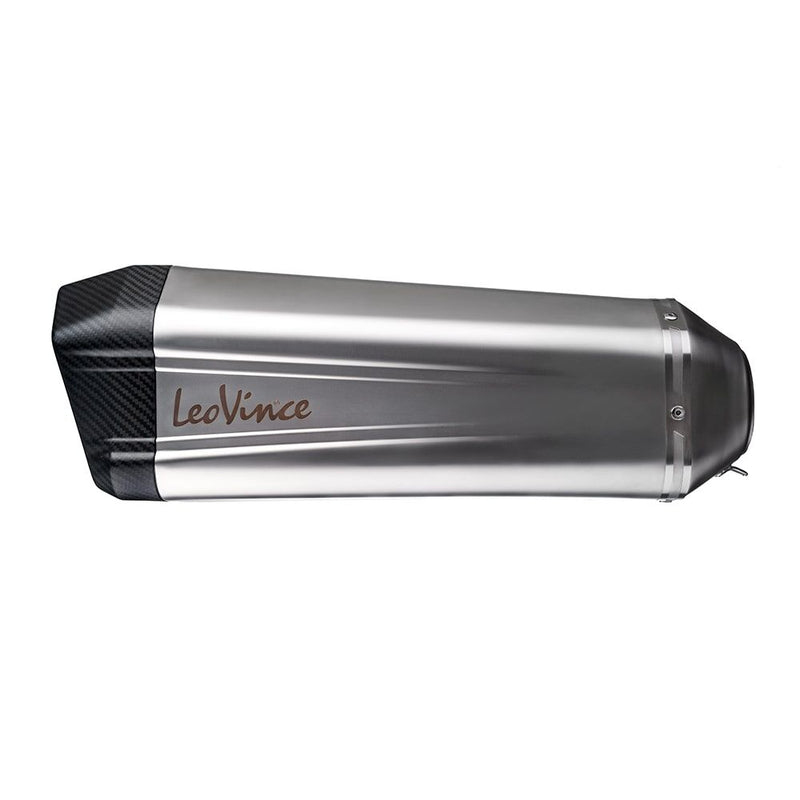 LEOVINCE LV-12 Stainless Steel Slip-On Muffler - Slip-On Silencer