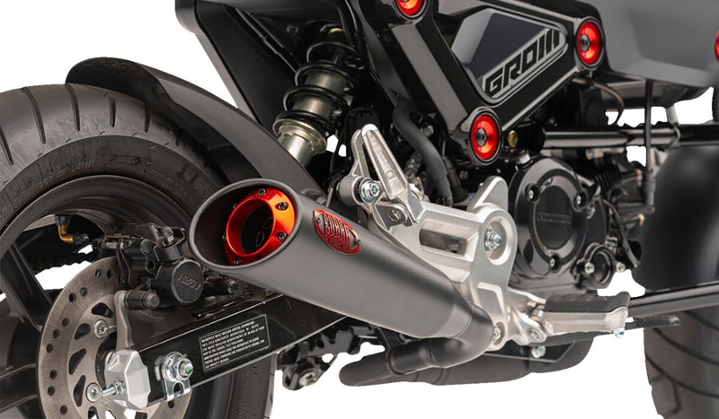 Cobra Red Tip Slip-On Muffler - Powder-Coated