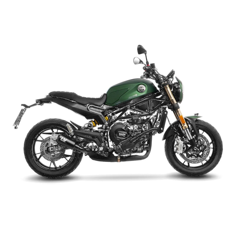LEOVINCE LV-10 Full Black Slip-On Muffler - 15258FB