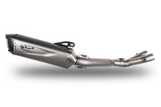 SPARK FORCE EVO 3/4 2in1 Exhaust System Titanium - 3/4 Slip-On System