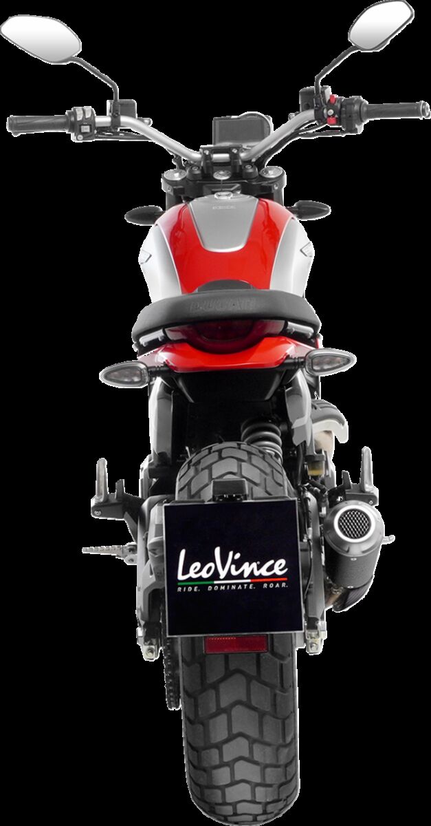 LEOVINCE LV-10 Slip-On Muffler - Black, Matte