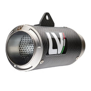 LEOVINCE LV Corsa Carbon Fibre Slip-On Muffler - LV-Corsa Carbon - 15406CU