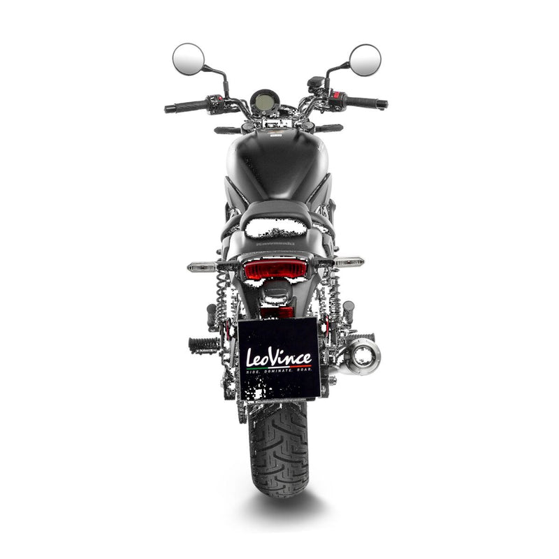 LEOVINCE LV Classic Racer Black Edition Slip-On Muffler - Matte Black - 15010B