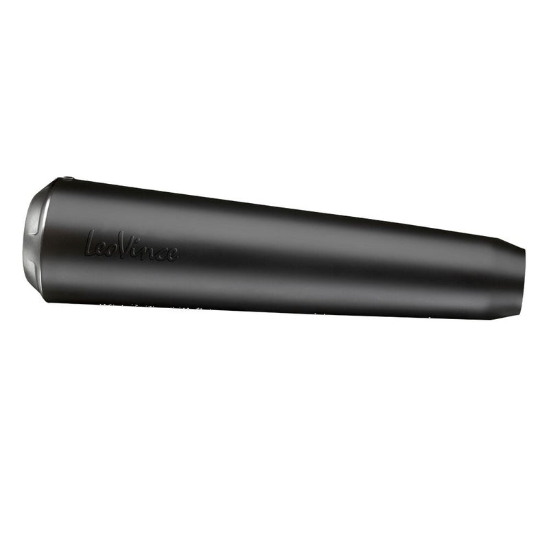 LEOVINCE LV Classic Racer Black Edition Slip-On Muffler - Matte Black - 15010B