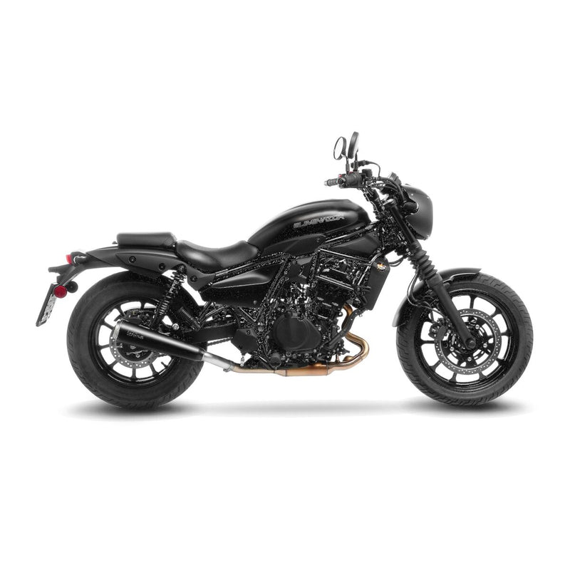 LEOVINCE LV Classic Racer Black Edition Slip-On Muffler - Matte Black - 15010B