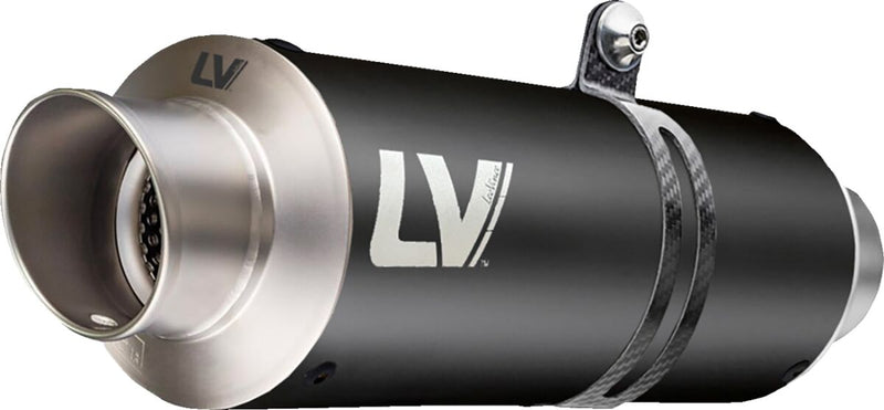 LEOVINCE GP Corsa Slip-On Muffler - 15501BU