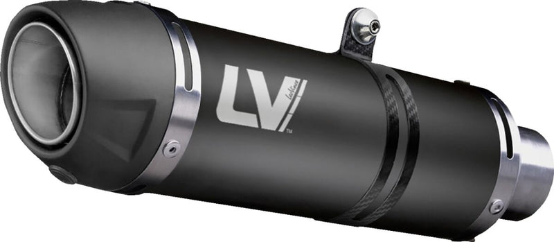 LEOVINCE GP Corsa EVO Slip-On Muffler - Black
