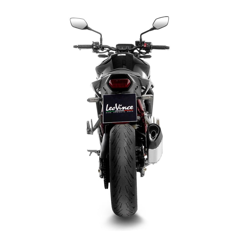 LEOVINCE LV-14R Stainless Steel Slip-On Muffler - LV-14 R