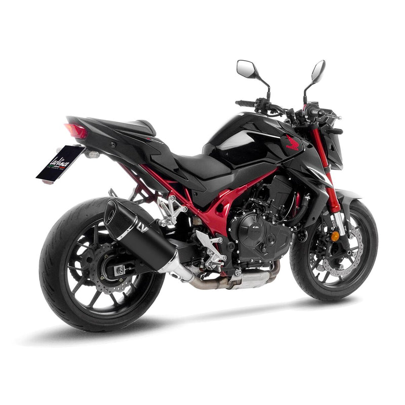 LEOVINCE LV-14R Black Edition Slip-On Muffler - LV-14 R - 15600B