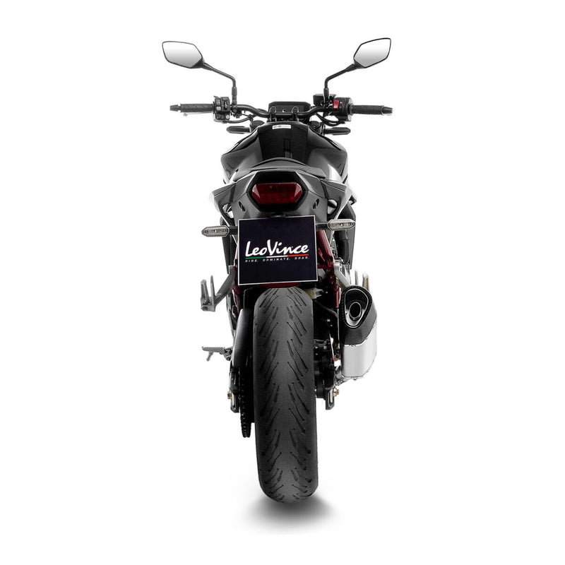 LEOVINCE LV-14R Stainless Steel Slip-On Muffler - LV-14 R - 15600U