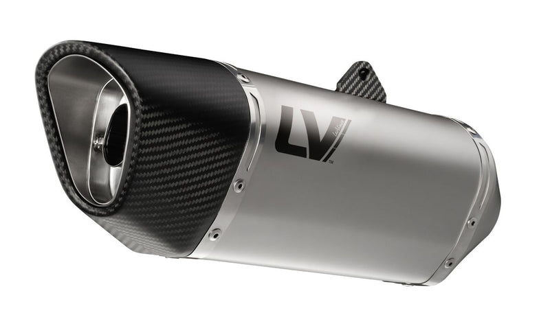LEOVINCE LV-14R Stainless Steel Slip-On Muffler - LV-14 R - 15600U