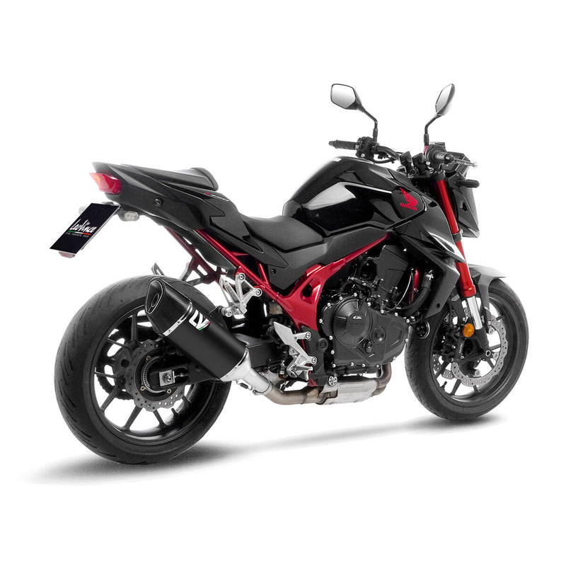 LEOVINCE LV-14R Black Edition Slip-On Muffler - LV-14 R - 15600BU