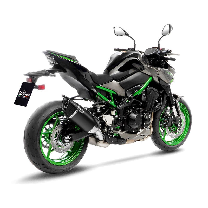LEOVINCE LV-14R Black Edition Slip-On Muffler - LV-14 R - 15603BU