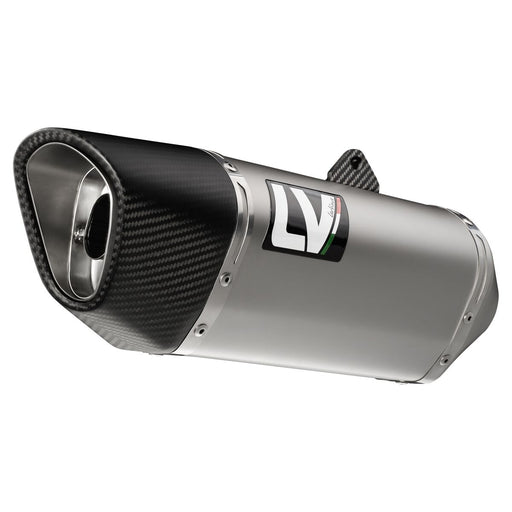 LEOVINCE LV-14R Stainless Steel Slip-On Muffler - LV-14 R - 15605