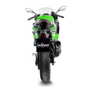 LEOVINCE LV-14R Black Edition Slip-On Muffler - LV-14 R - 15607B