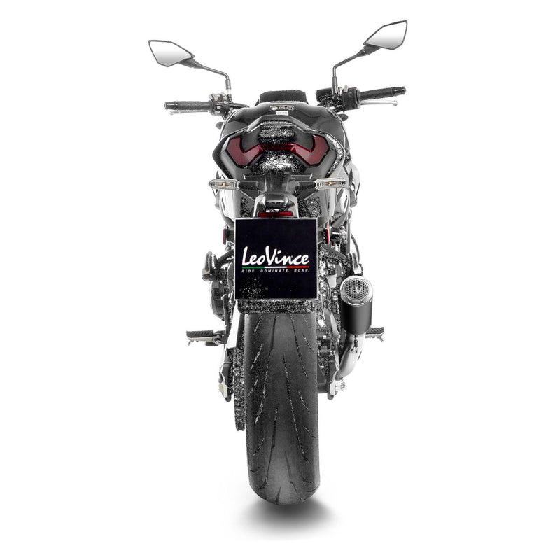 LEOVINCE LV Corsa S Black Edition Muffler - Slip-On - 15402SB