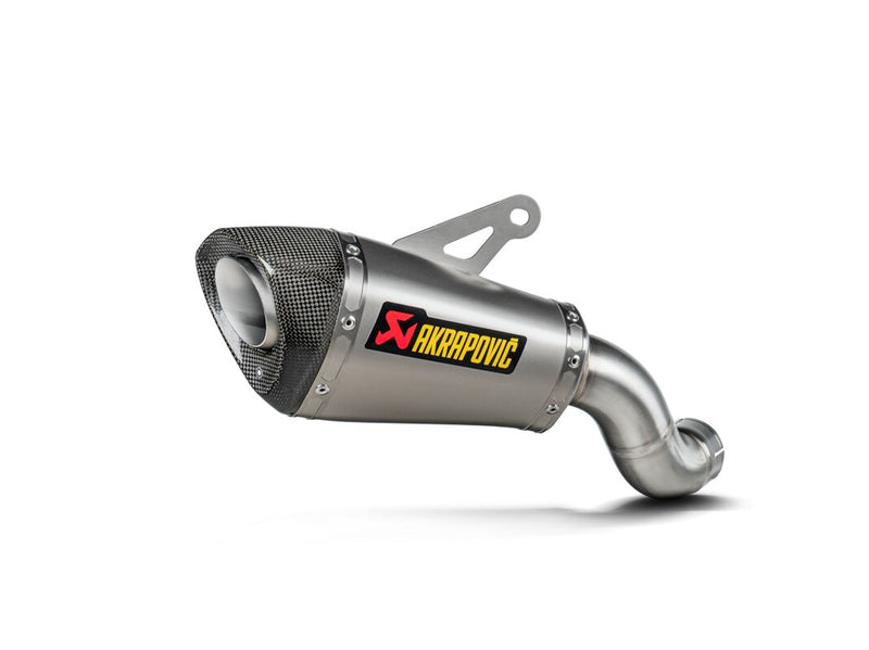 Akrapovic Titanium Slip-On Line Muffler - Track - Black,  Titanium
