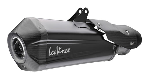 LEOVINCE LV-12R Black Edition Slip-On Muffler - LV-12 R, Slip-On Silencer - 15312B