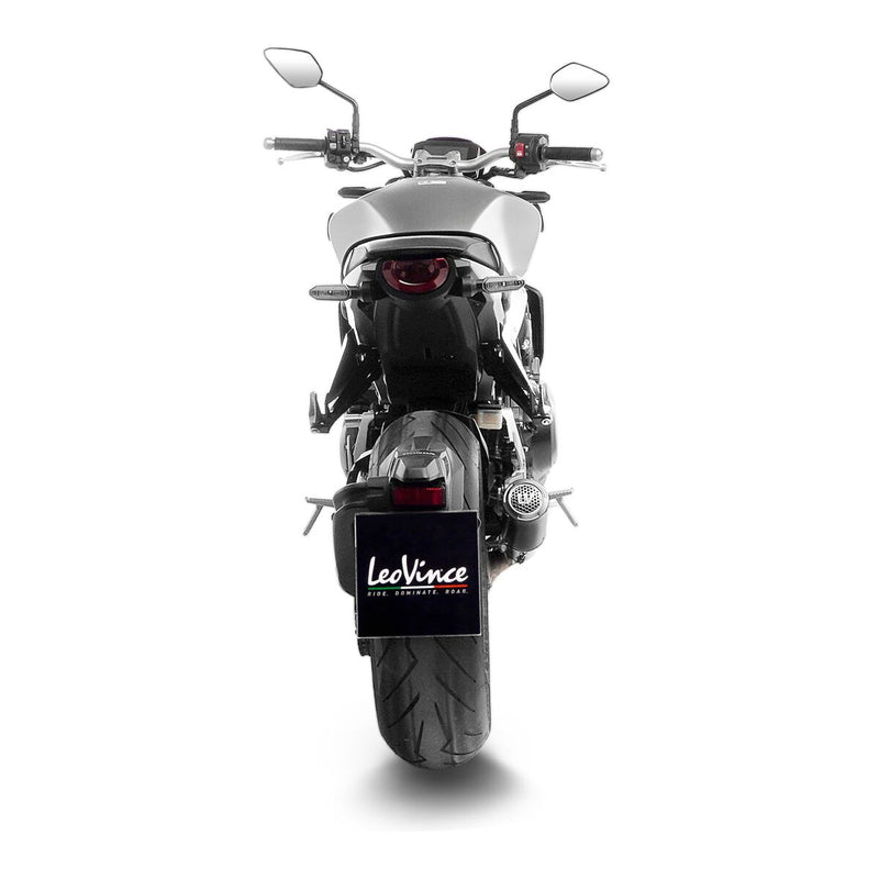 LEOVINCE LV Corsa S Full Black Slip-On Muffler - 2 Slip-On - 15410SFB