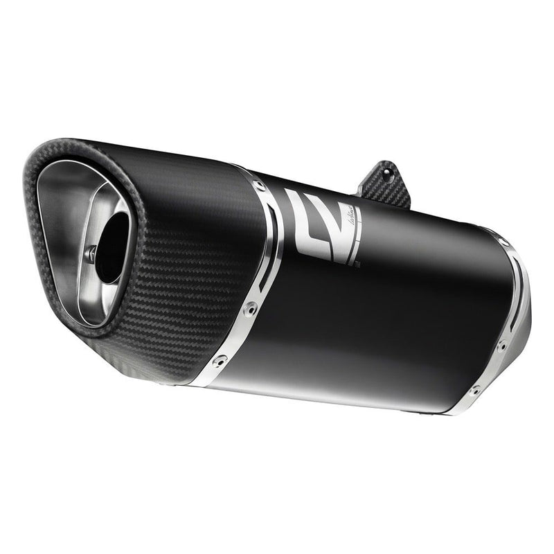 LEOVINCE LV-14R Black Edition Slip-On Muffler - LV-14 R - 15614B