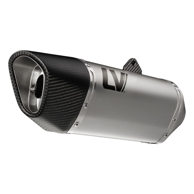LEOVINCE LV-14R Stainless Steel Slip-On Muffler - LV-14 R - 15617