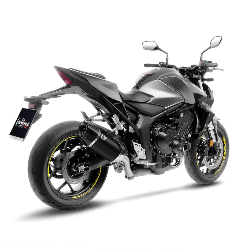 LEOVINCE LV-14R Black Edition Slip-On Muffler - LV-14 R - 15617B