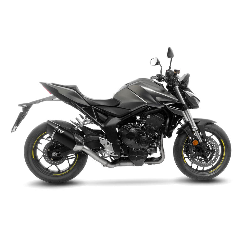 LEOVINCE LV-14R Black Edition Slip-On Muffler - LV-14 R - 15617B