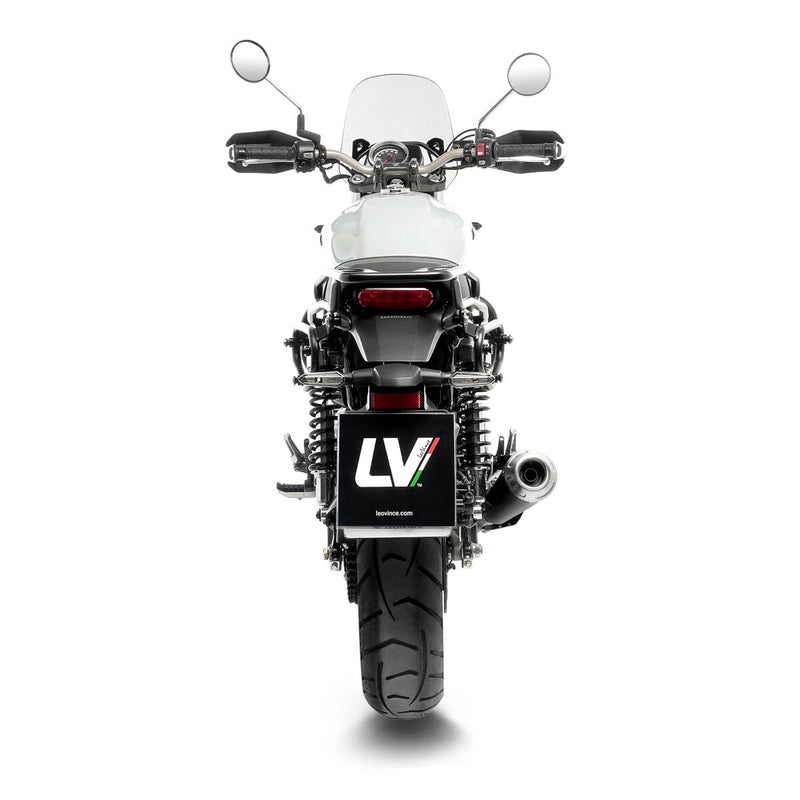 LEOVINCE LV Classic Racer Black Edition Slip-On Muffler - Matte Black - 15011B