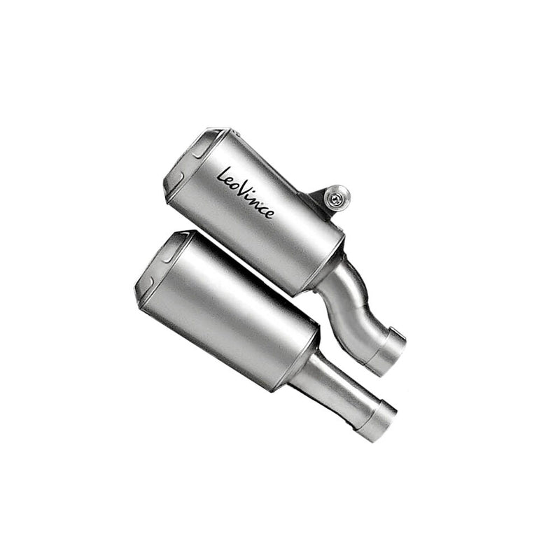 LEOVINCE LV-10 Stainless Steel Slip-On Muffler - 15271