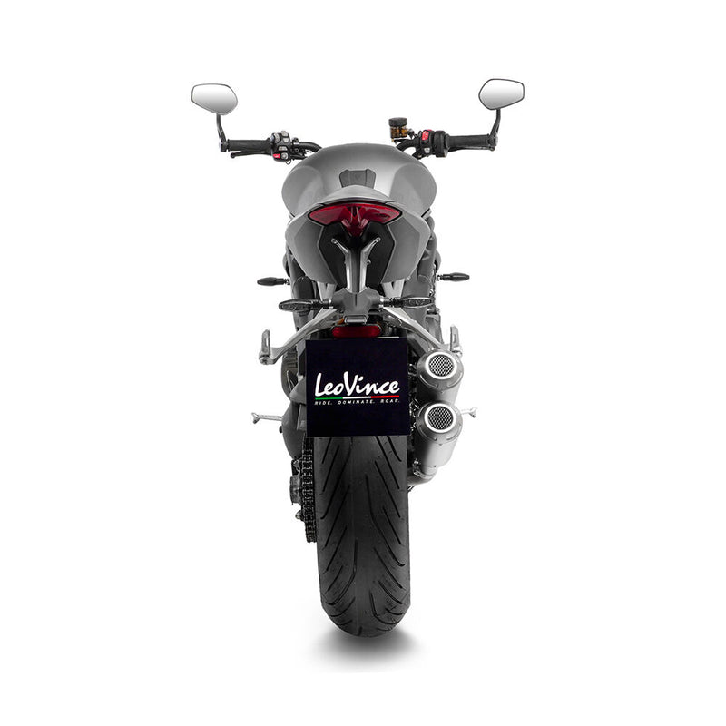 LEOVINCE LV-10 Stainless Steel Slip-On Muffler - 15271