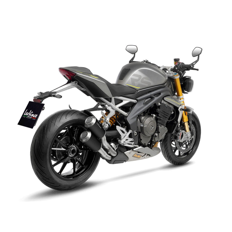 LEOVINCE LV-10 Black Edition Slip-On Muffler - 15271B