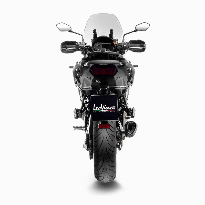LEOVINCE LV-14R Stainless Steel Slip-On Muffler - LV-14 R - 15623