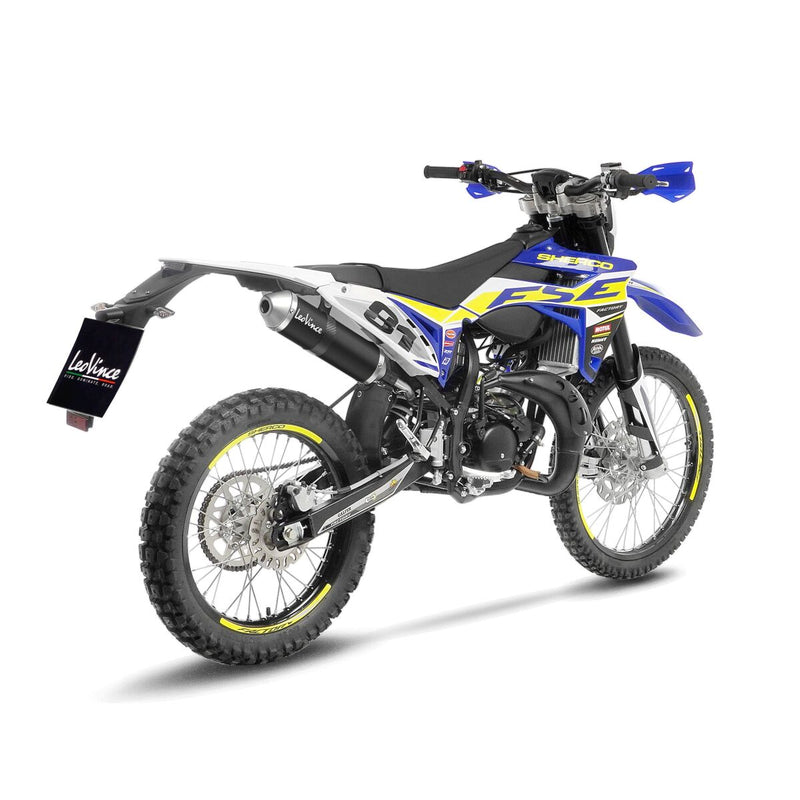 LEOVINCE X-FIGHT Black Edition Slip-On Muffler 2-Strocke - Slip-On Silencer - 17010B