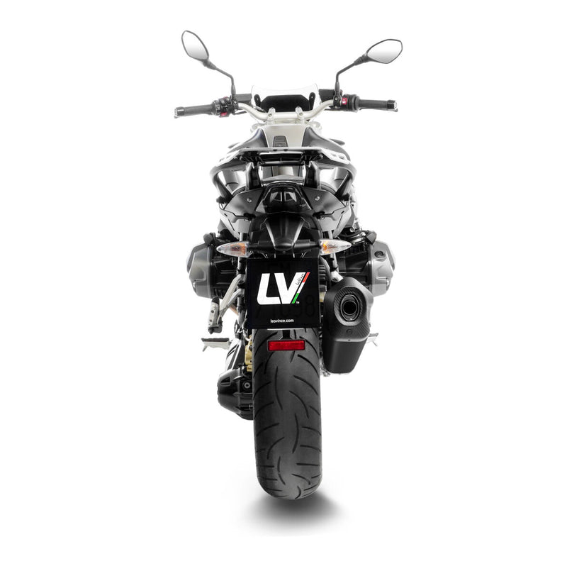 LEOVINCE LV-12R Black Edition Slip-On Muffler - LV-12 R, Slip-On Silencer - 15313B