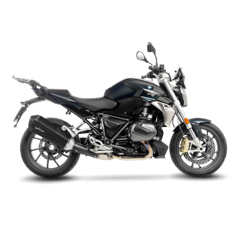 LEOVINCE LV-12R Black Edition Slip-On Muffler - LV-12 R, Slip-On Silencer - 15313B