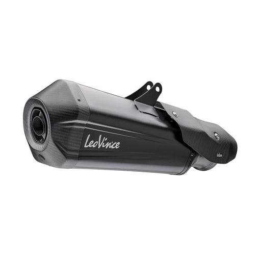 LEOVINCE LV-12R Black Edition Slip-On Muffler - LV-12 R, Slip-On Silencer - 15314B