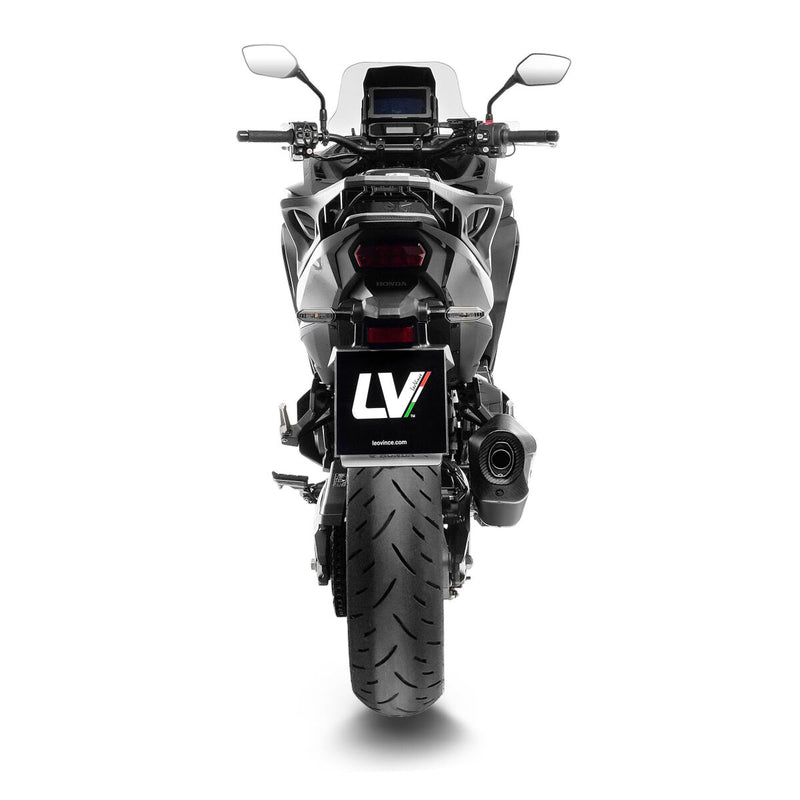 LEOVINCE LV-12R Black Edition Slip-On Muffler - LV-12 R, Slip-On Silencer - 15314B