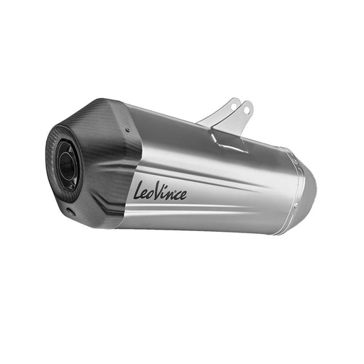 LEOVINCE LV-12R Stainless Steel Slip-On Muffler - LV-12 R, Slip-On Silencer - 15315