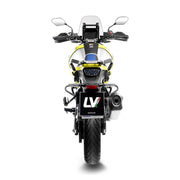 LEOVINCE LV-12R Stainless Steel Slip-On Muffler - LV-12 R, Slip-On Silencer - 15315