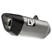 LEOVINCE LV-14R Stainless Steel Slip-On Muffler - LV-14 R - 15634