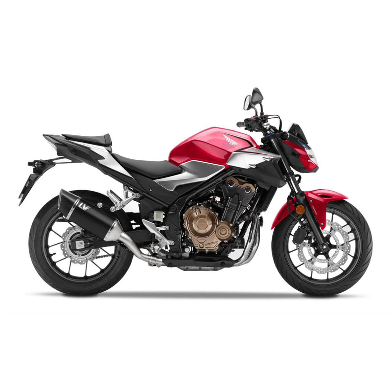 LEOVINCE LV-14R Black Edition Slip-On Muffler - LV-14 R - 15634B