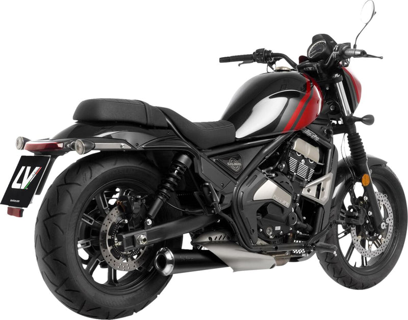 LEOVINCE Classic Racer Slip-On Muffler - 15012BU