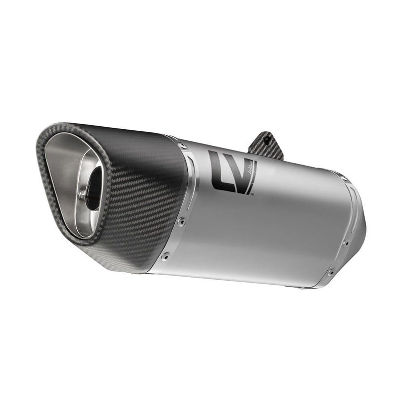 LEOVINCE LV-14R Stainless Steel Slip-On Muffler - LV-14 R - 15639