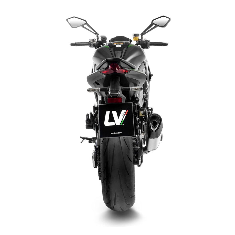 LEOVINCE LV-14R Stainless Steel Slip-On Muffler - LV-14 R - 15639