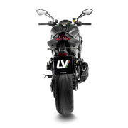 LEOVINCE LV-14R Black Edition Slip-On Muffler - LV-14 R - 15639B