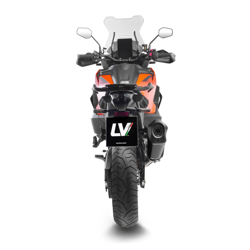 LEOVINCE LV-12R Black Edition Slip-On Muffler - LV-12 R, Slip-On Silencer - 15316B
