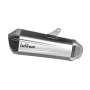 LEOVINCE LV-12R Stainless Steel Slip-On Muffler - LV-12 R, Slip-On Silencer - 15310