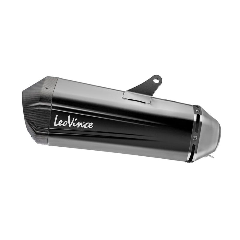 LEOVINCE LV-12R Black Edition Slip-On Muffler - LV-12 R, Slip-On Silencer - 15310B